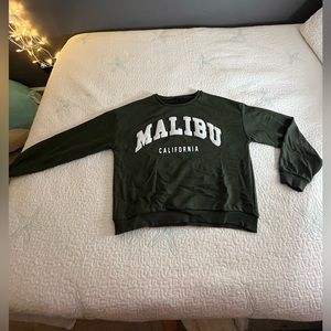 Malibu Cropped Crewneck